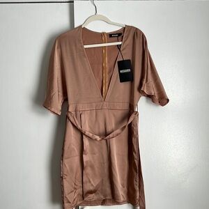 Missguided satin dress